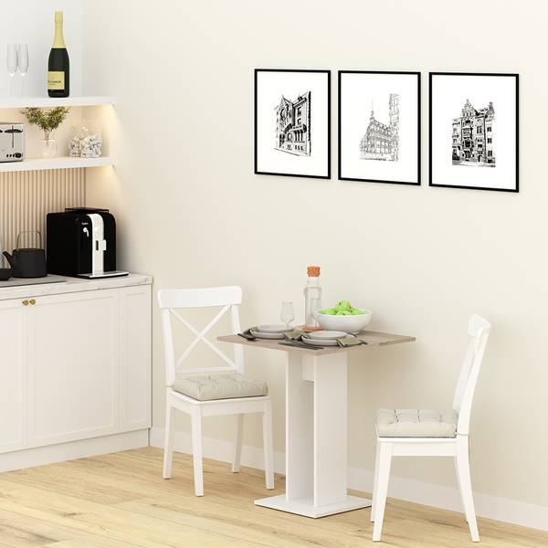Esstisch Repose 30288 Braun - Eiche Sonoma Dekor - Weiß