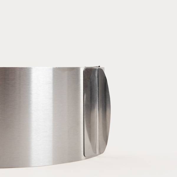 Kuchenrand ONTARIO Silber - Metall - 30 x 8 x 16 cm