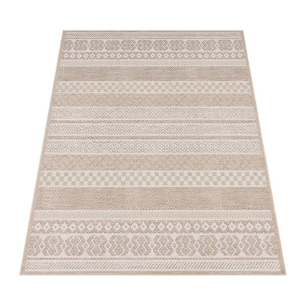 Outdoorteppich Vermont 183 Beige - 120 x 120 cm
