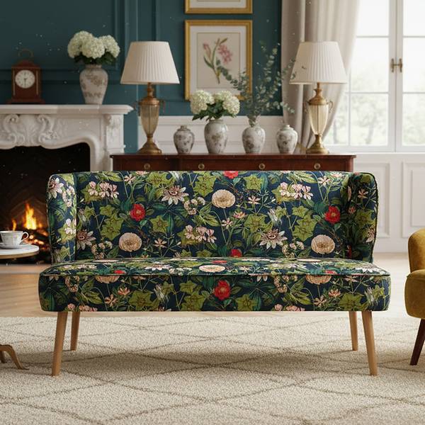 Sitzbank SOPHIA Microfaser - 65 x 87 x 140 cm