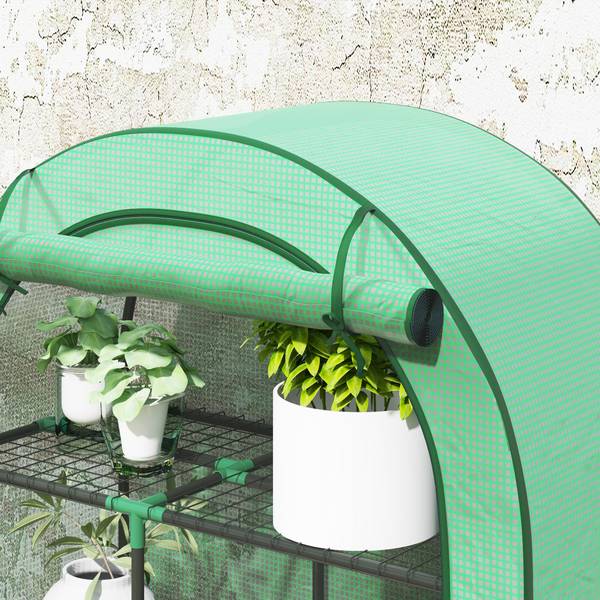 Gewächshaus 84H-222V00GN Grün