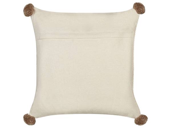 Coussin décoratif OBERONIA Beige - Marron - Fibres naturelles - 45 x 15 x 45 cm