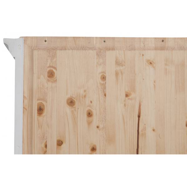 Vitrinenschrank MIA Weiß - Linde - 36 x 180 x 109 cm