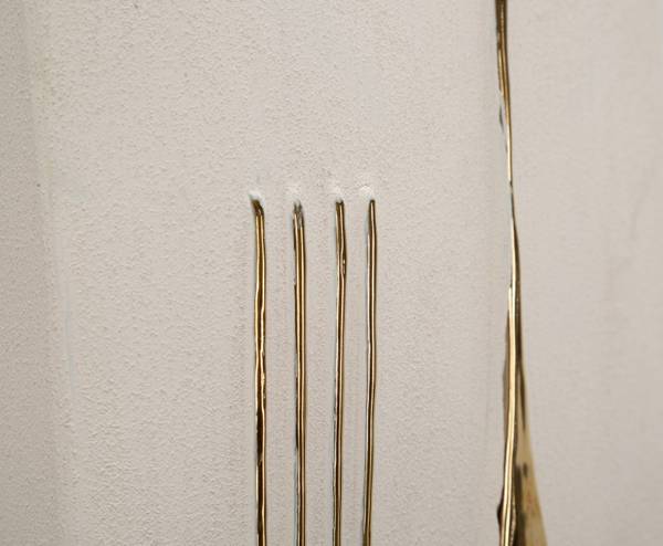 Wanddekoration Mumbasa Keramik - 26 x 40 x 26 cm