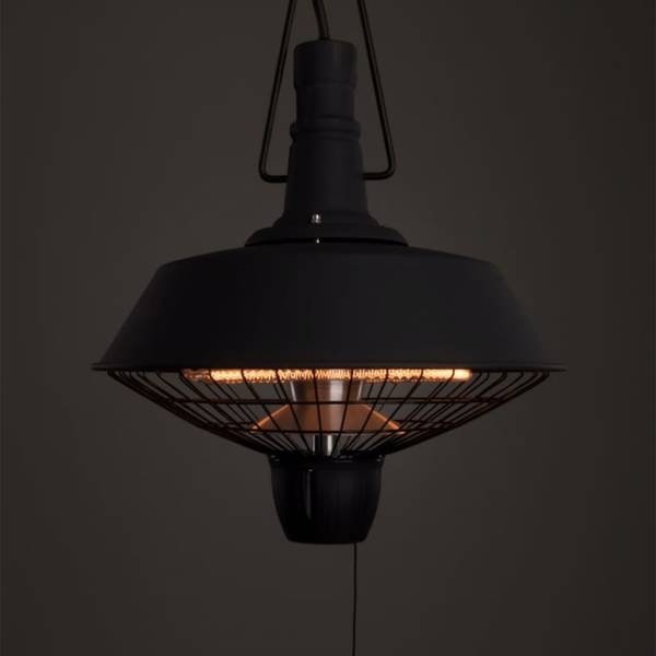 Chauffage suspendu 420296 Noir - Aluminium - Acier - 36 x 48 x 36 cm