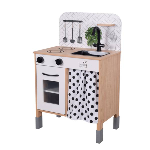 Kinderspielset für Kinder Holzkücher Holzwerkstoff - 33 x 75 x 51 cm