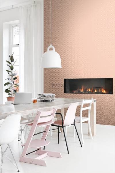 Tapete 128828 Pink - Fleece - 53 x 1005 x 53 cm
