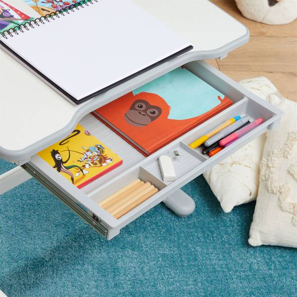 Kinderschreibtisch VITA Weiß - Holzwerkstoff - 67 x 54 x 48 cm