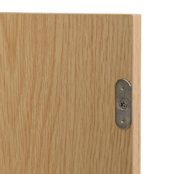 Meuble à chaussures Coeus Ⅱ Marron - Pin - Acier - 17 x 125 x 90 cm