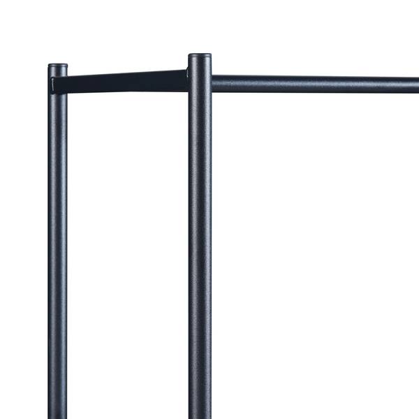 LOEFME Garderobenständer Mit Schuhregal - 110x150x40 Cm Weiß, Bis 20 Kg Belastung