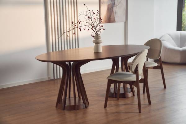 Esstisch STENNE Braun - Holzwerkstoff - 200 x 75 x 110 cm