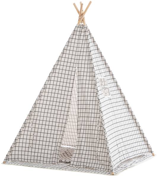 Spielzelt Esna Grau - Textil - 120 x 155 x 120 cm