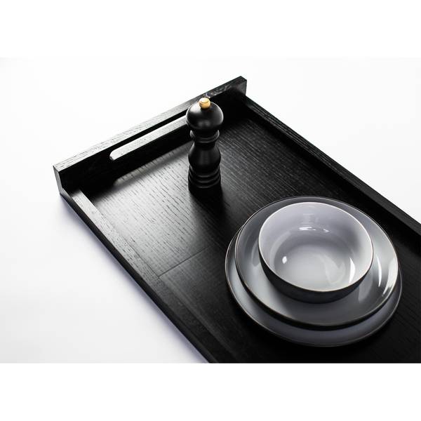 Servierplatte STRATOS Schwarz