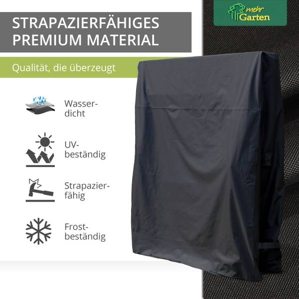 Abdeckung Tischtennisplatte SHP-20178 Schwarz - Polyester PVC - 165 x 185 x 80 cm