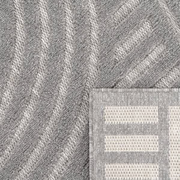 OUTDOORTEPPICH 120/120 cm Livorno 674 Grau