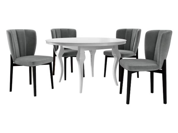 Essgruppe Lara 120 5er-Set Grau