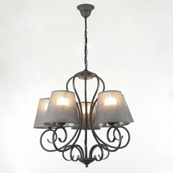 Lustre PURAHT Anthracite - 55 x 75 x 55 cm