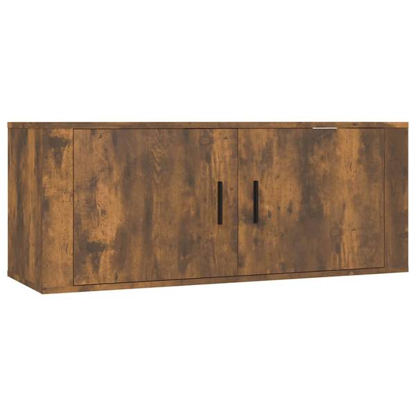 TV-Schrank 7er Set D527 Braun - Holz teilmassiv - 35 x 40 x 100 cm