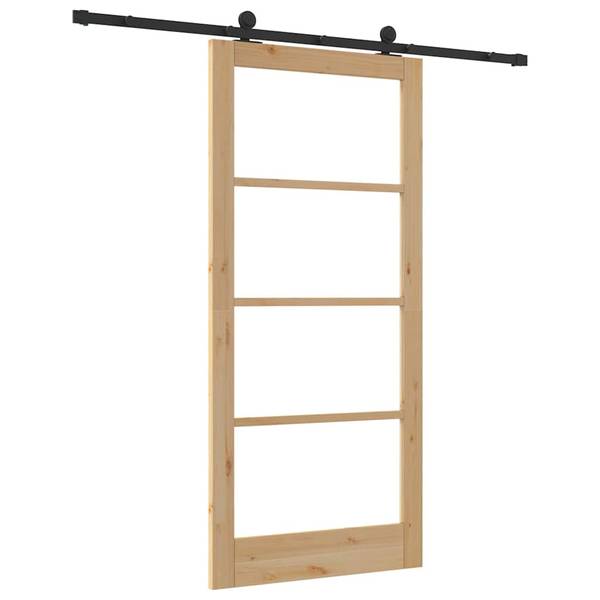 Schuifdeur 3045041-6 zwart - hout