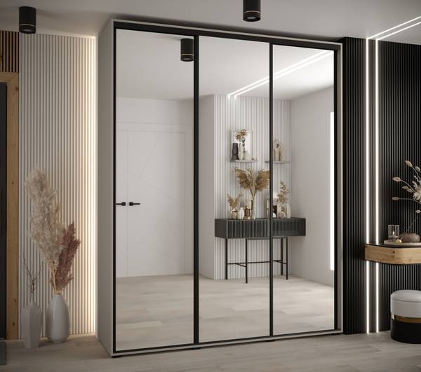 Schwebetürenschrank Dakota 2 190 x 45 cm