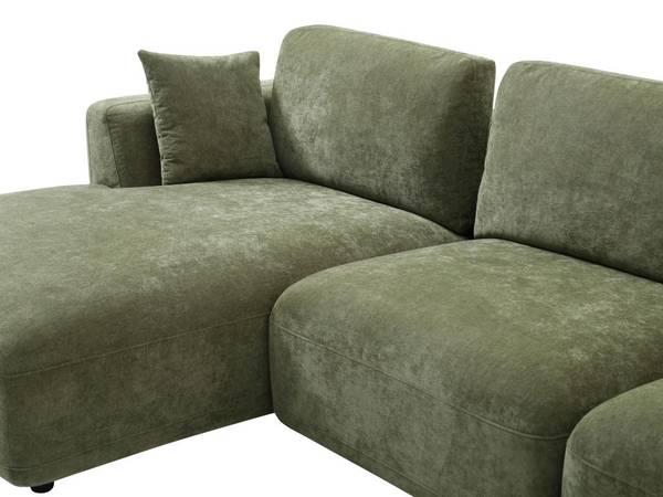 Sofa TINDRALO Grün - Textil - 167 x 76 x 303 cm