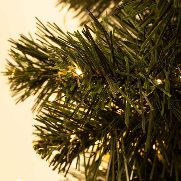 Künstlicher Weihnachtsbaum Naturstamm Grün - Kunststoff - 83 x 220 x 83 cm