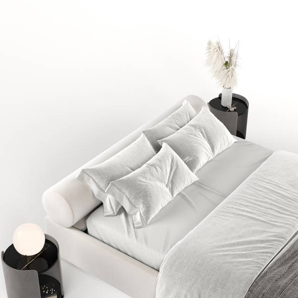 Polsterbett SOLVO mit Stauraum Paros Creme - Liegefläche Breite: 160 cm