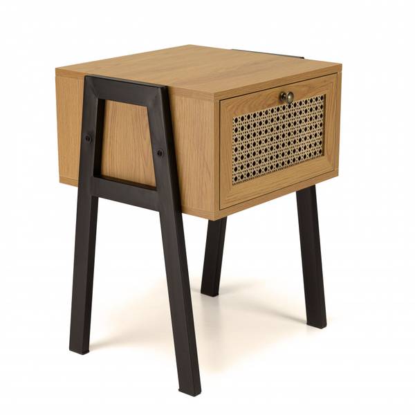 Nachttisch CHARLIE Braun - Holzwerkstoff - 40 x 58 x 44 cm
