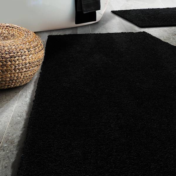 Badematte Horizon Soft Schwarz - 50 x 80 cm