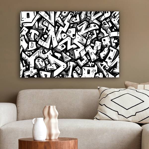LEINWANDBILD Muster 90 x 60 cm