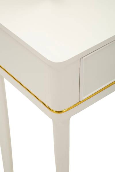 Kaptafel Camille B deels massief hout - 120 x 79 x 120 cm