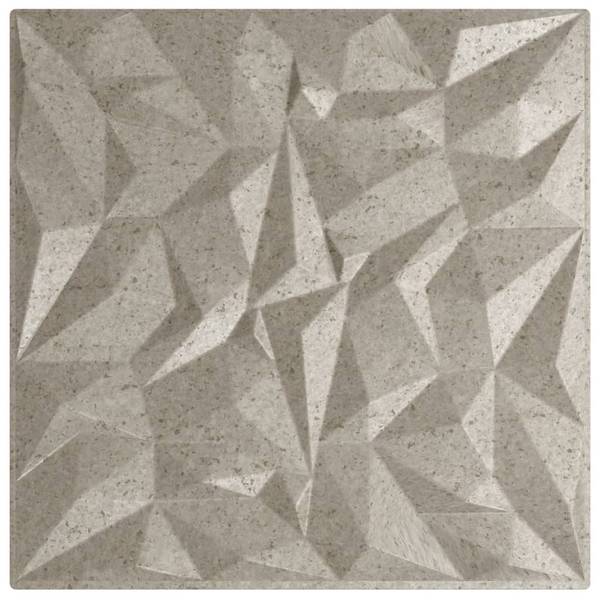 Wandpaneel 3014959 (48er Set) Braun - Kunststoff - 50 x 1 x 50 cm