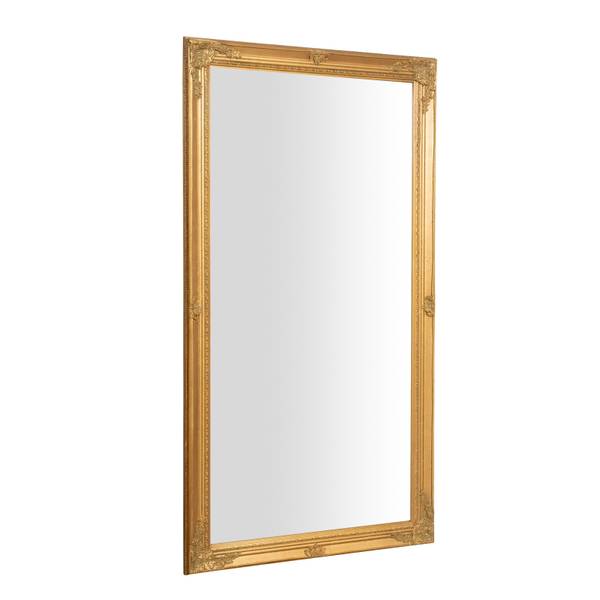 Spiegel LICHT Gold - Massivholz - 4 x 133 x 72 cm