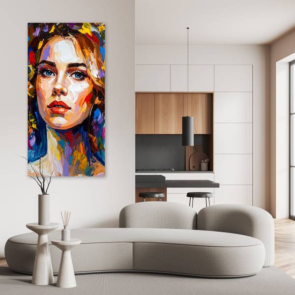 Leinwandbild Menschen 1-Teilig 40 x 80 cm