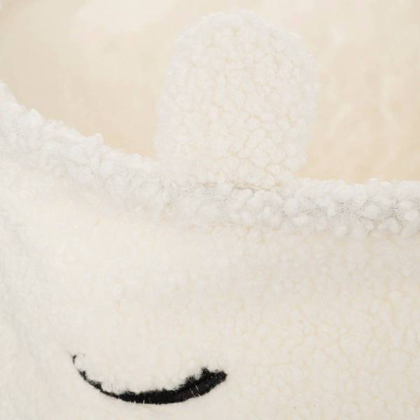 Bac à jouet OLY Blanc - Textile - 35 x 40 x 35 cm