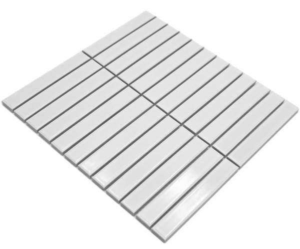Mosaikfliesen CG ST 210 Weiß - Keramik - 30 x 30 x 30 cm