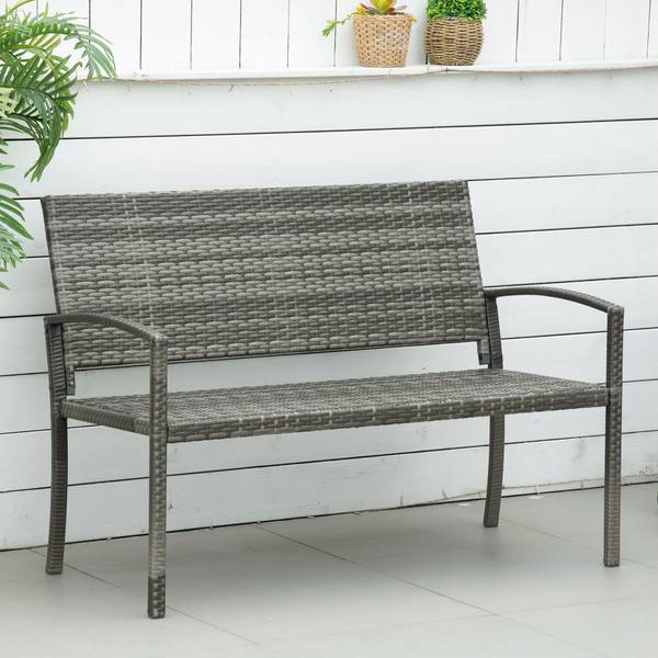 Sitzbank in Rattanoptik 867-022GY kaufen