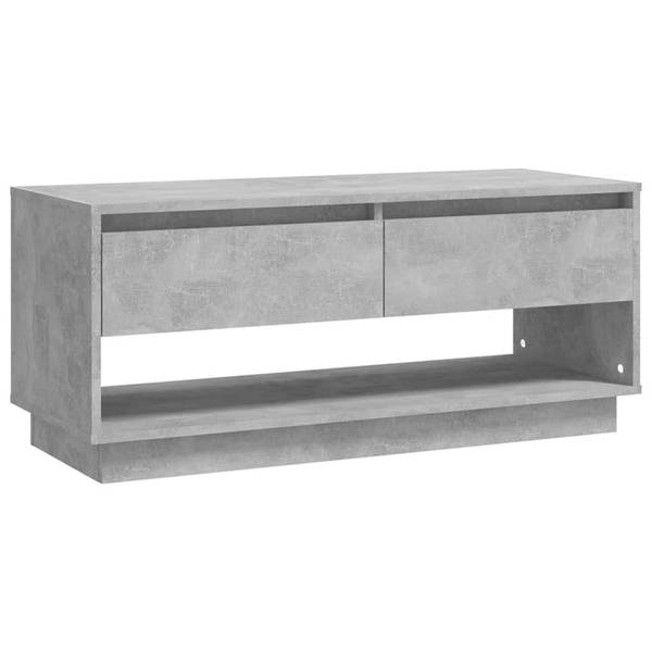 TV-Schrank D482 Grau - Holzwerkstoff - 41 x 44 x 102 cm