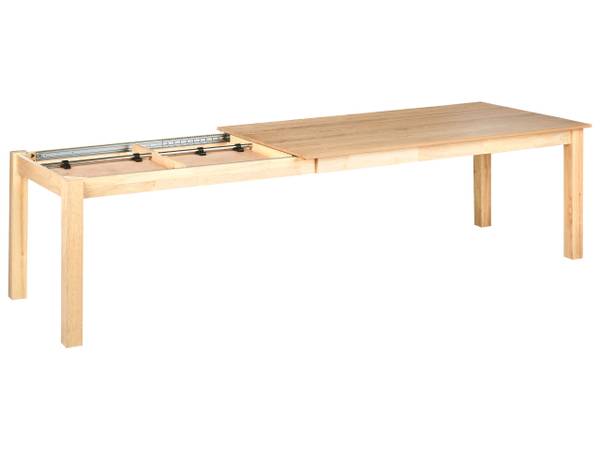 Ausziehbarer Tisch MADURA Braun - Holz teilmassiv - 100 x 76 x 180 cm