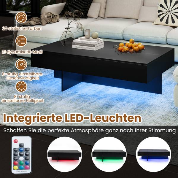 Couchtisch TH32973 Schwarz