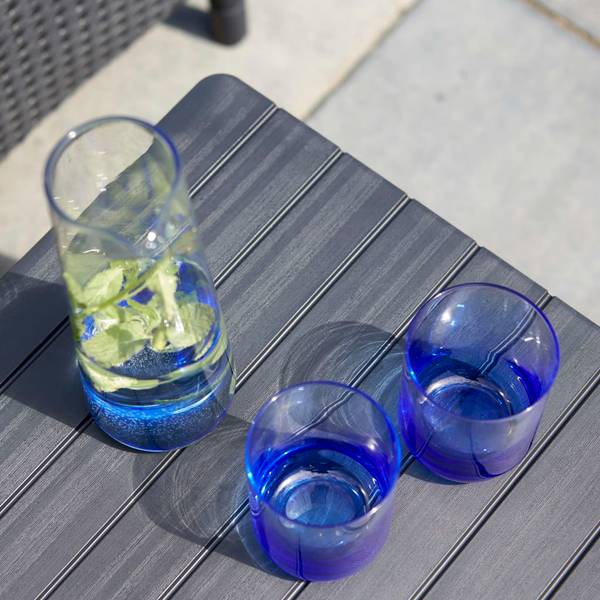 Gartentisch Lyon Grau - Polypropylen - 72 x 66 x 116 cm