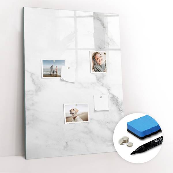 Magnettafel Naturmarmor 70 x 100 cm