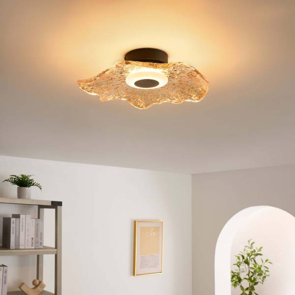 Deckenleuchte Lioria Metall - 40 x 40 x 11 cm