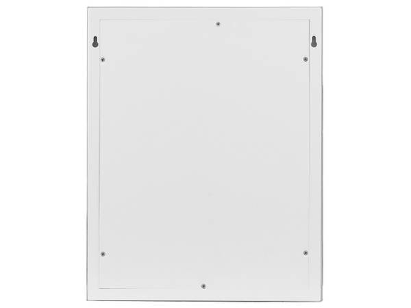 Badezimmerspiegel LUCENAY Silber - Metall - 40 x 50 x 3 cm