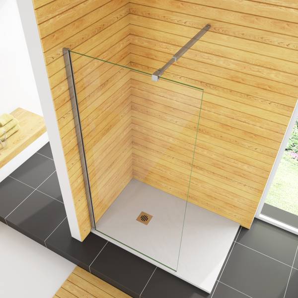 NANO Duschabtrennung Duschwand Sicherheitsglas - 30 x 200 x 1 cm