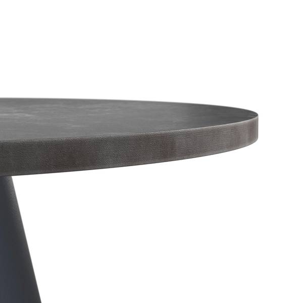Couchtisch MILA Schwarz - Grau - Metall - Stein - 1 x 1 x 1 cm