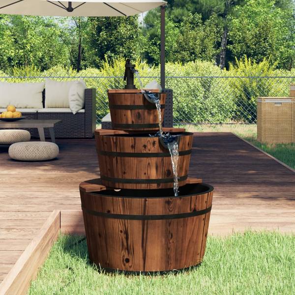 Gartenbrunnen 363332 Braun - Tanne - 60 x 94 x 60 cm
