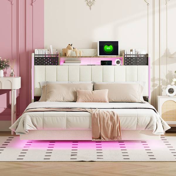 Einzelbetten K-707 Beige