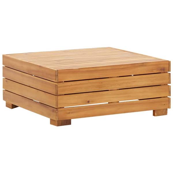 Gartentisch 3001853-4 Weiß - Akazie - 68 x 30 x 68 cm