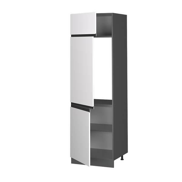 Kühlumbauschrank R-Line 39751 Anthrazit - Weiß
